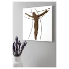 Panou gravat cu laser reprezentând pasiunea Made in Italy - Ersilia Viadurini