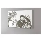 Panou gravat cu laser reprezentând viața Made in Italy - Aika Viadurini