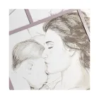 Panou gravat cu laser cu femeie și copil Made in Italy - Harald Viadurini