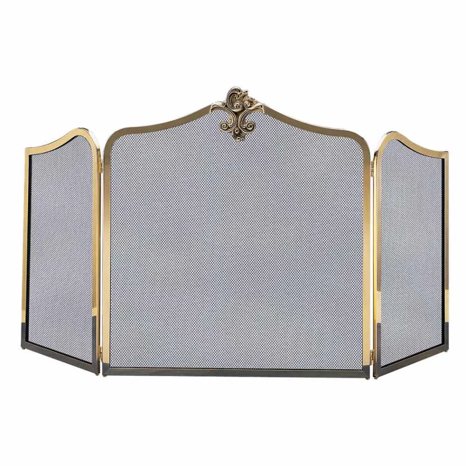 Parascântei cu plasă de oțel neagră în diferite dimensiuni Fabricat în Italia - Rana Viadurini