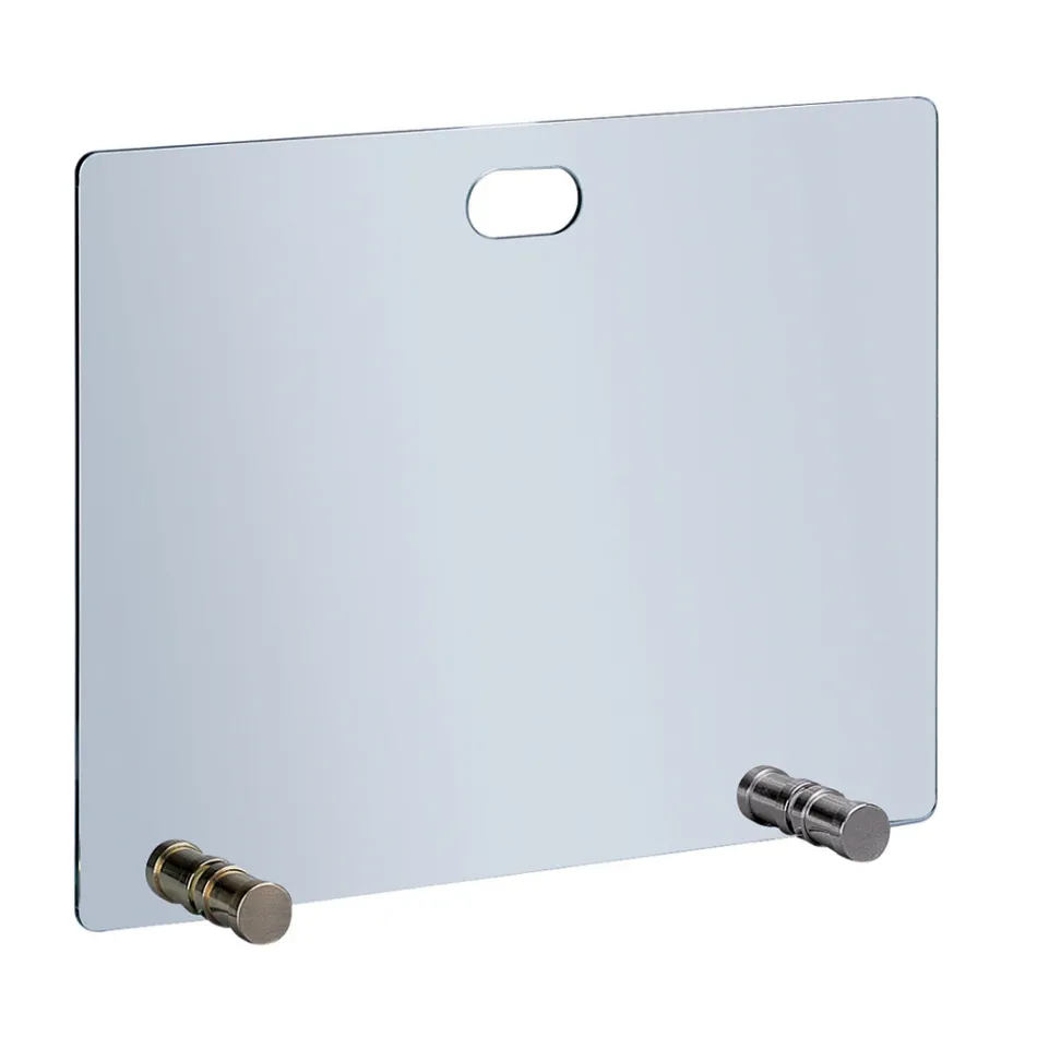 Parascântei din cristal temperat și 4 picioare Made in Italy - Delfino Viadurini