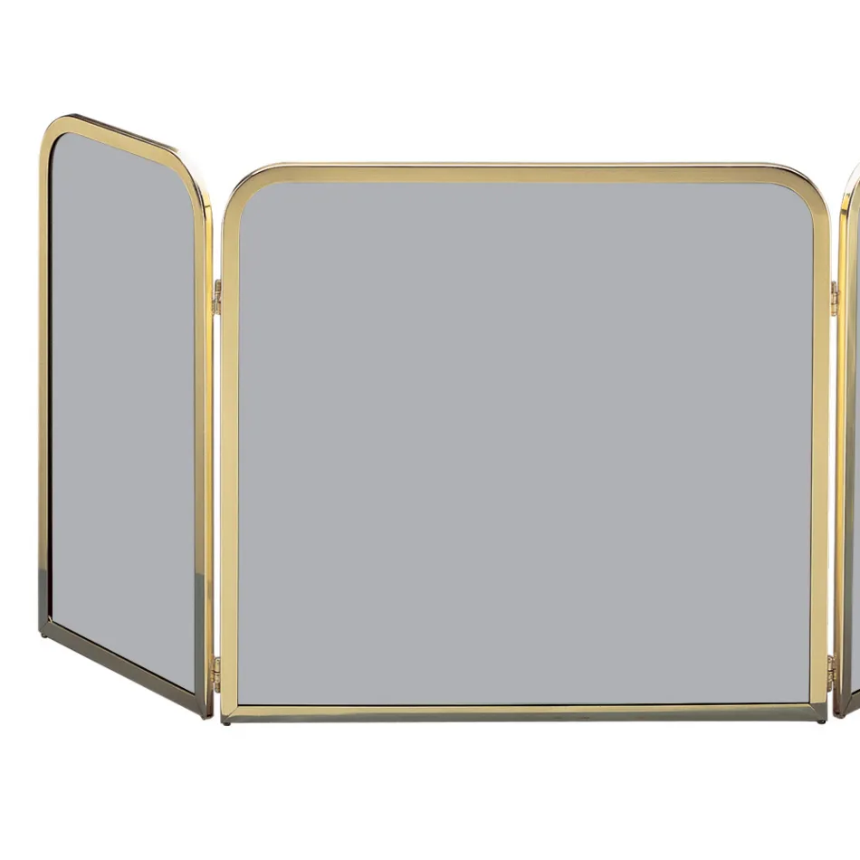 Parascântei din alamă cu cristal temperat afumat, fabricat în Italia - Orango Viadurini