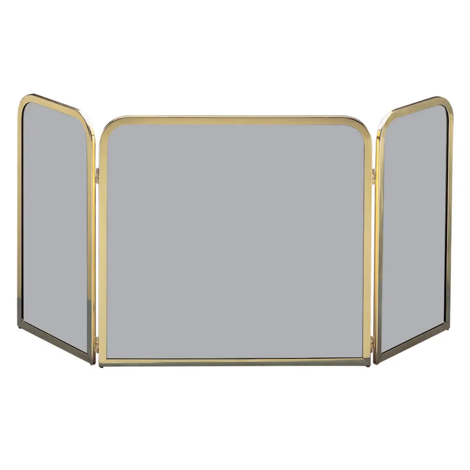 Parascântei din alamă cu cristal temperat afumat, fabricat în Italia - Orango Viadurini