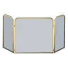 Parascântei din alamă și plasă neagră în diferite dimensiuni Made in Italy - Iguana Viadurini