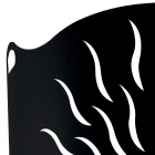 Apărător curbat pentru aragaz cu 2 uși metalice fabricat în Italia - rață Viadurini