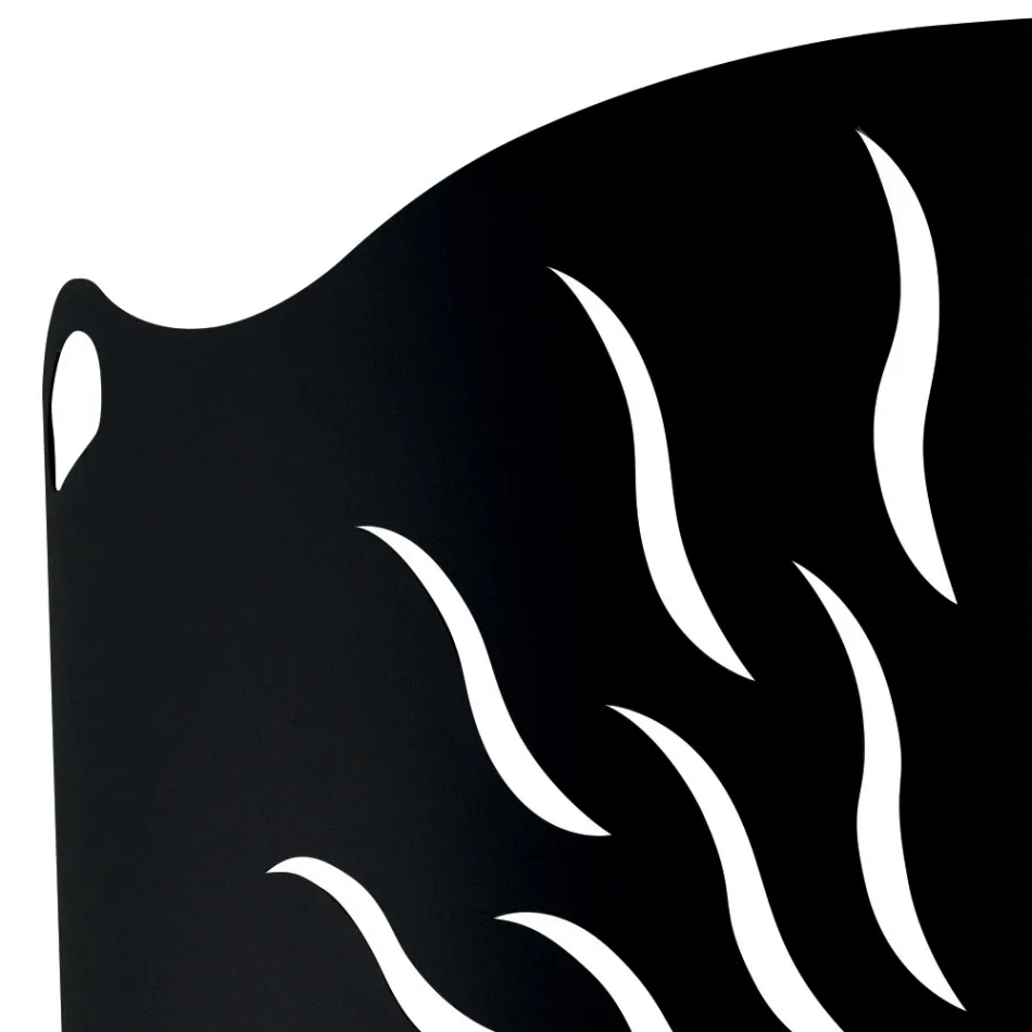 Apărător curbat pentru aragaz cu 2 uși metalice fabricat în Italia - rață Viadurini