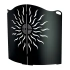 Apărător curbat pentru aragaz cu 2 uși metalice fabricat în Italia - rață Viadurini