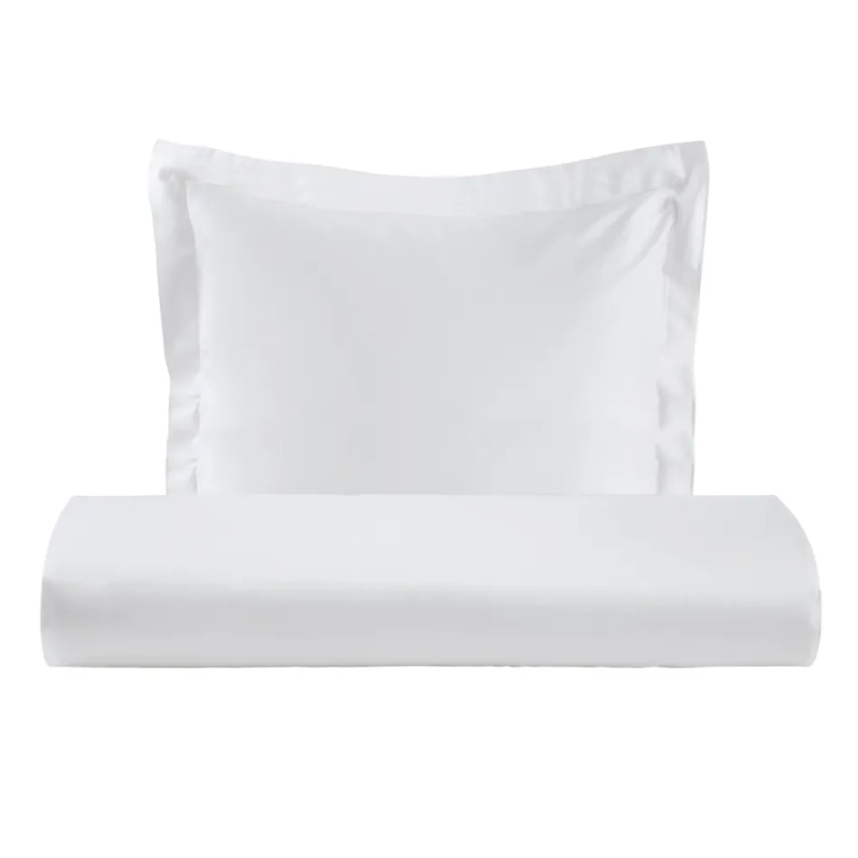 Set cuvertură de pilota 100% bumbac satin cu 1 față de pernă Fabricat în Italia - Pufos Viadurini