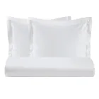 Set pilota satin 100% bumbac cu 2 fete de perna Made in Italy - Pufos Viadurini