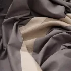 Set cuvertură de pilota din 90% bumbac și 10% in cu 1 față de pernă Fabricat în Italia - Nestle Viadurini