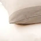 Set cuvertură de pilota din 90% bumbac și 10% in cu 1 față de pernă Fabricat în Italia - Nestle Viadurini