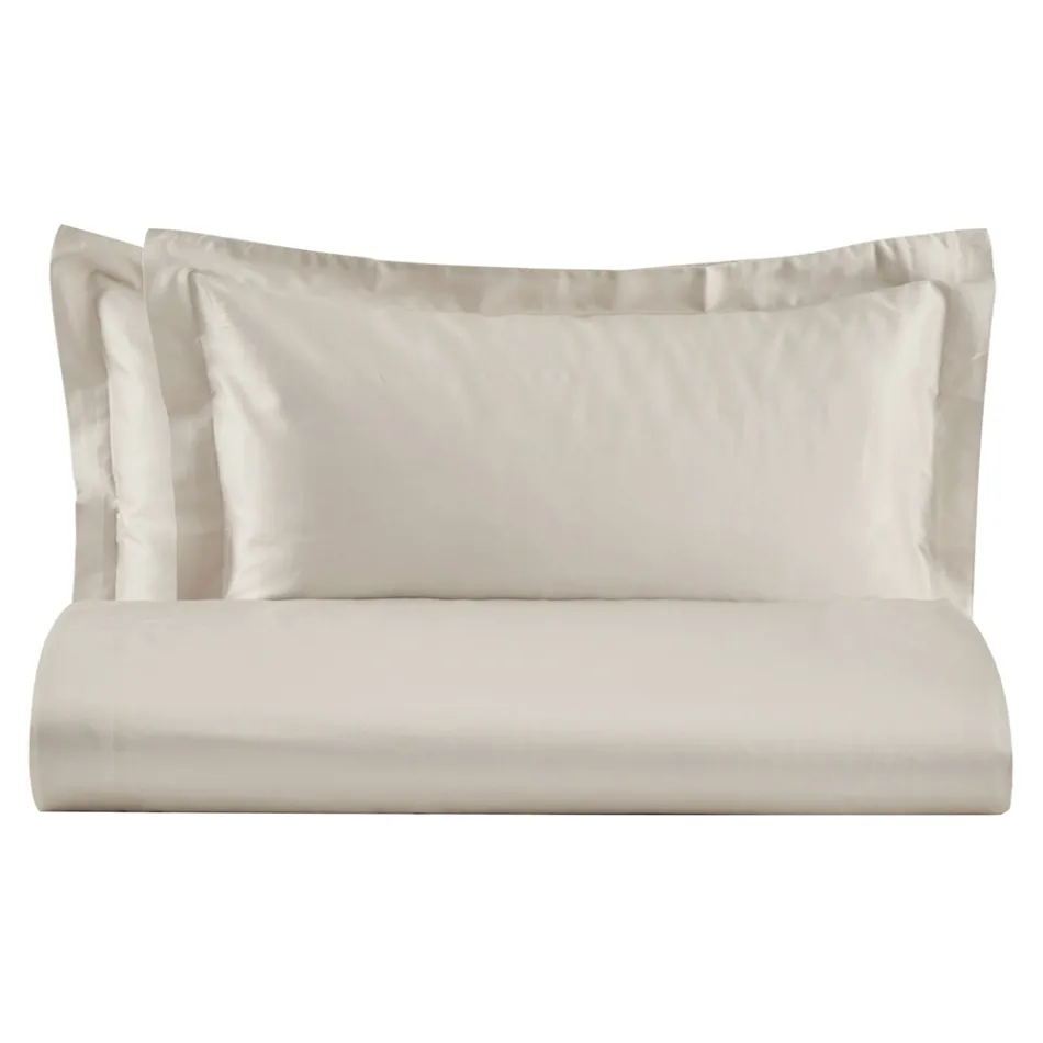 Set cuvertură dublu din satin bumbac 100% Made in Italy - Pufoasă Viadurini