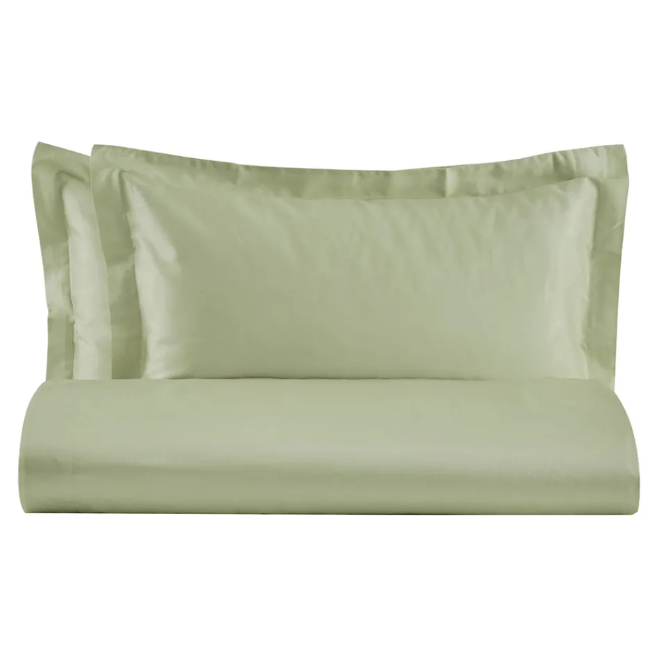 Set cuvertură dublu din satin bumbac 100% Made in Italy - Pufoasă Viadurini