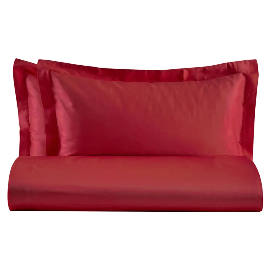 Set cuvertură dublu din satin bumbac 100% Made in Italy - Pufoasă Viadurini
