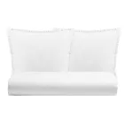 Set cuvertură de pilota dublă din bumbac pur vopsit în haine cu 2 fețe de pernă - Delicatese Viadurini