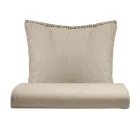 Set de husă de pilota unică din bumbac pur vopsit în haină cu 1 față de pernă - Delicatese Viadurini