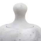 Stâlpii de nucă în marmura albă din Carrara Fabricată în Italia - Cullio Viadurini