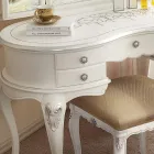 Pieptene de machiaj clasic din lemn cu oglindă Made in Italy - Cambrige Viadurini