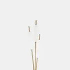 Lampă de podea cu 3 lumini din alamă și sticlă Design elegant modern - Typha de Il Fanale Viadurini