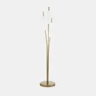 Lampă de podea cu 3 lumini din alamă și sticlă Design elegant modern - Typha de Il Fanale Viadurini