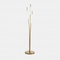Lampă de podea cu 3 lumini din alamă și sticlă Design elegant modern - Typha de Il Fanale