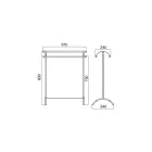 Suport de agățat pentru prosoape de baie, din alamă, fabricat în Italia - Aristide Viadurini