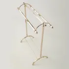 Suport pentru prosoape de baie vintage din alamă, fabricat în Italia – Aristide Viadurini