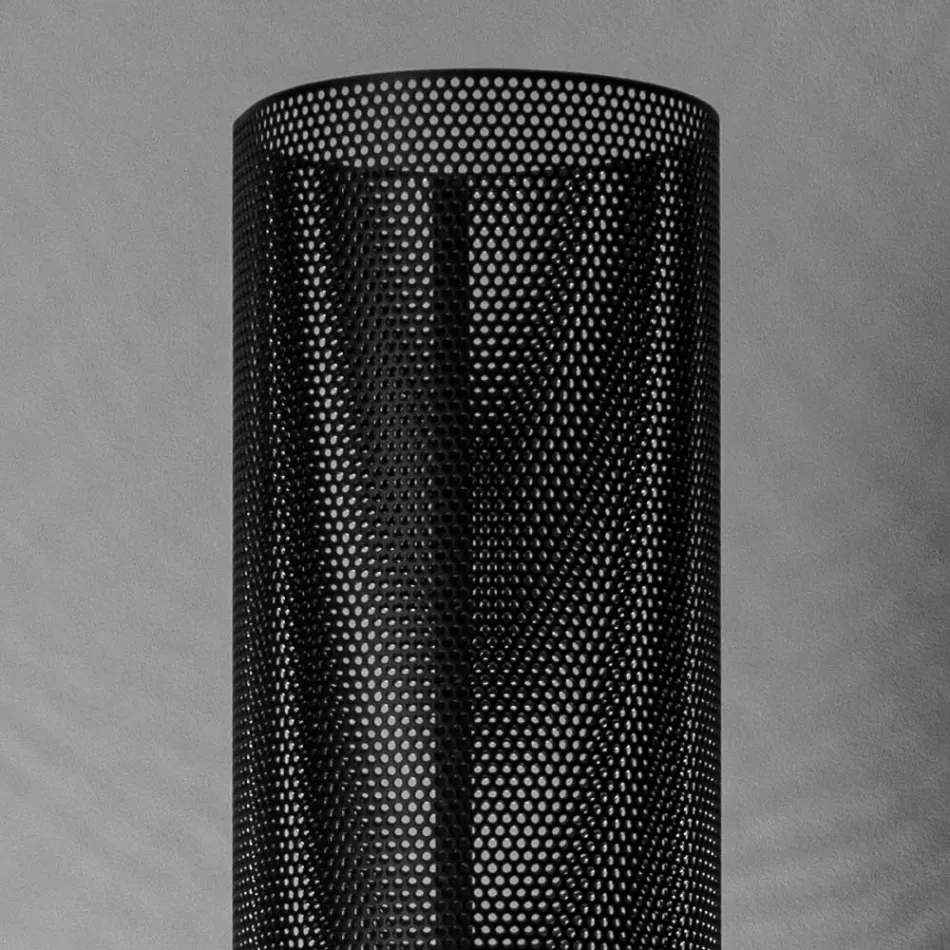 Lampa de podea cu difuzor din metal perforat Made in Italy - Vino Viadurini