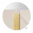 Lampă de podea cu design modern, din metal, cu abajur din țesătură Made in Italy - Jump Viadurini