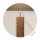 Lampă de podea cu design modern, din metal, cu abajur din țesătură Made in Italy - Jump Viadurini