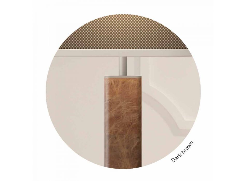 Lampă de podea cu design modern, din metal, cu abajur din țesătură Made in Italy - Jump Viadurini