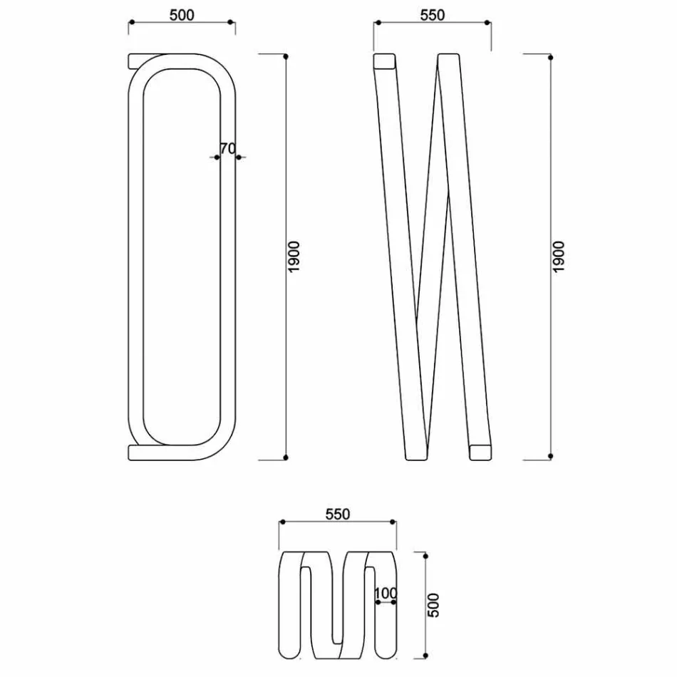 Lampa de iluminat cu design modern din Italia, Sirolo Viadurini