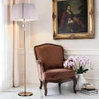 Lampă de podea din cristal cu abajur fabricat în Italia - Innsbruck Viadurini