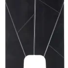 Lampă de podea din lemn și țesătură de design Grilli Zarafa fabricată în Italia Viadurini