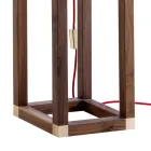 Lampa de podea din onix si lemn de design Grilli York fabricat in Italia Viadurini