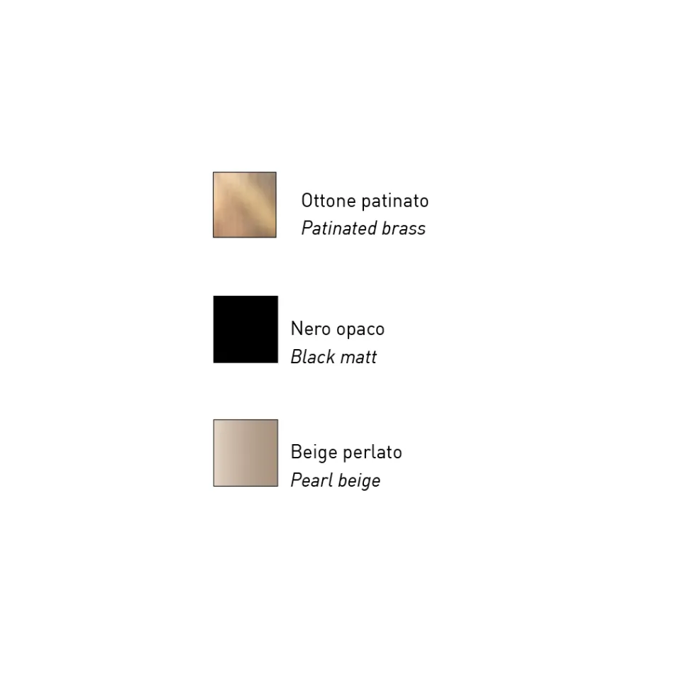 Lampa de podea metalica moderna cu iluminare dubla Made in Italy - Roman Viadurini