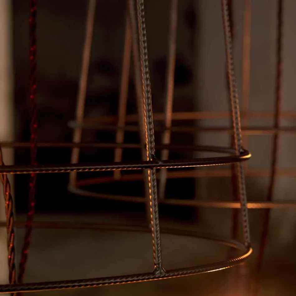 Lampă de podea pentru cameră de zi 3 lumini în stil minimal sau metal alb sau natural - Styling Viadurini