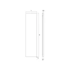 Placa radianta din otel carbon cu sistem electric Made in Italy - Bigne Viadurini