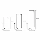 Placă radiantă electrică de design modern de până la 1000 W - carte Viadurini