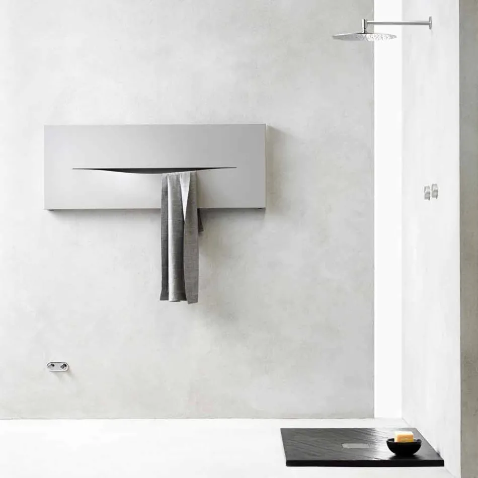 Placă radiantă hidraulică de proiectare orizontală din oțel până la 820 W - tăiat Viadurini