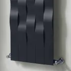 Placă radiantă din oțel cu design vertical de 5 bare până la 1003 wați - râu Viadurini