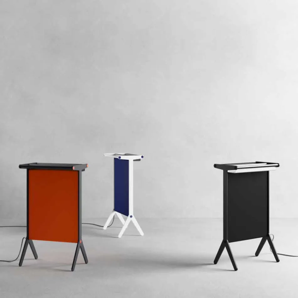 Placă radiantă din aluminiu și țesături electrice și colorate Design 150 W - Sam Viadurini