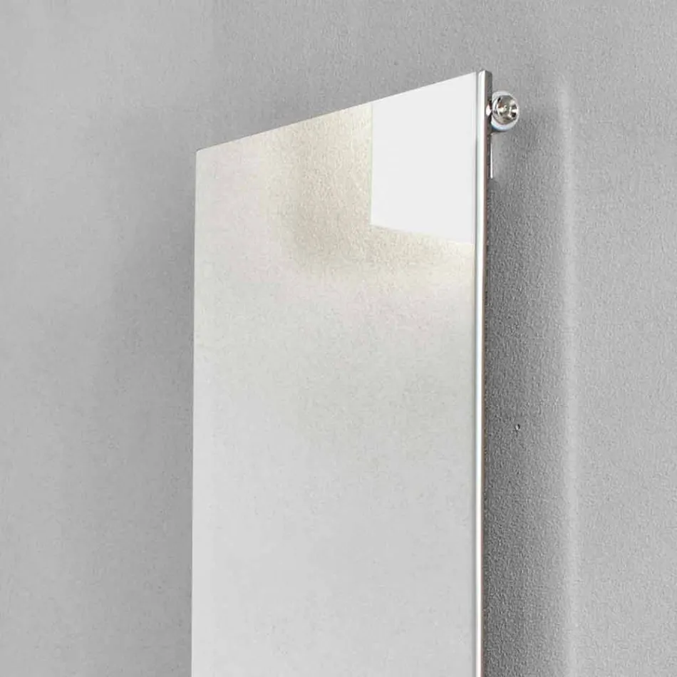 Placă radiantă electrică verticală în design reflex din oțel inoxidabil 1000 W - Gheață Viadurini