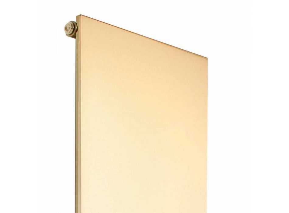 Placă radiantă verticală în aur Design modern Fin până la 595 W - Gheață Viadurini