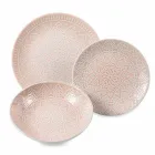 Placi colorate moderne 18 piese Serviciu complet de masă în Gres - Creta Viadurini