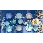 Placi colorate moderne 18 piese Serviciu complet de masă în Gres - Creta Viadurini