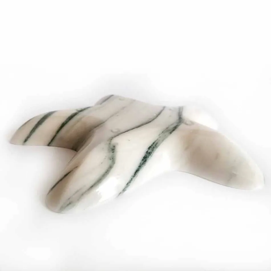 Farfurie modernă de marmură în formă de stea de mare fabricată în Italia - Ticcio Viadurini