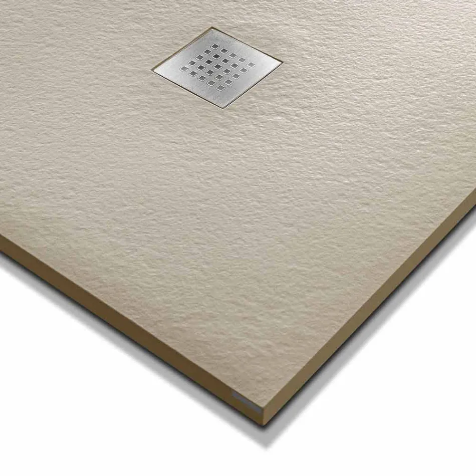 Tăvă de duș 120x70 Design modern în finisaj cu efect de piatră de rășină - Domio Viadurini