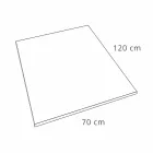 Tăvă de duș 120x70 Design modern în finisaj cu efect de piatră de rășină - Domio Viadurini