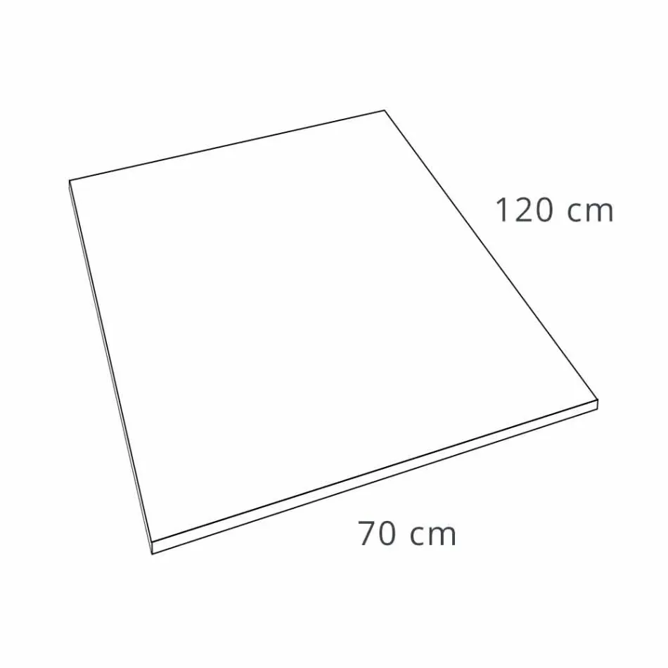 Tăvă de duș 120x70 Design modern în finisaj cu efect de piatră de rășină - Domio Viadurini